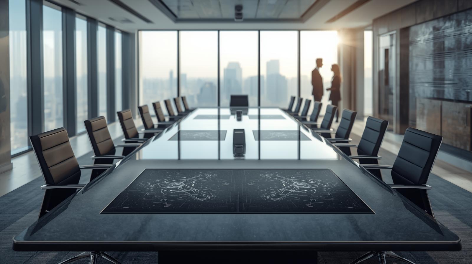 moderne vs. verouderde boardroom voorbeeld
