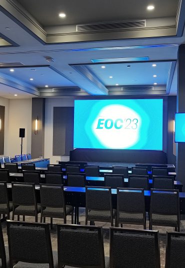 Audiovisuele productie Embraer congres in Canada