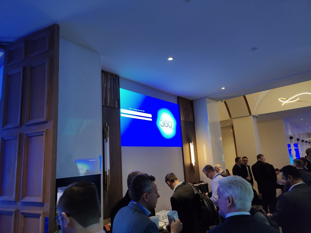 Audiovisuele productie Embraer congres in Canada