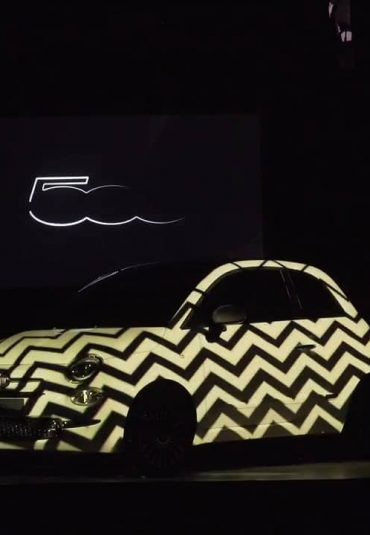 Video Mapping: Fiat 500 Reloaded