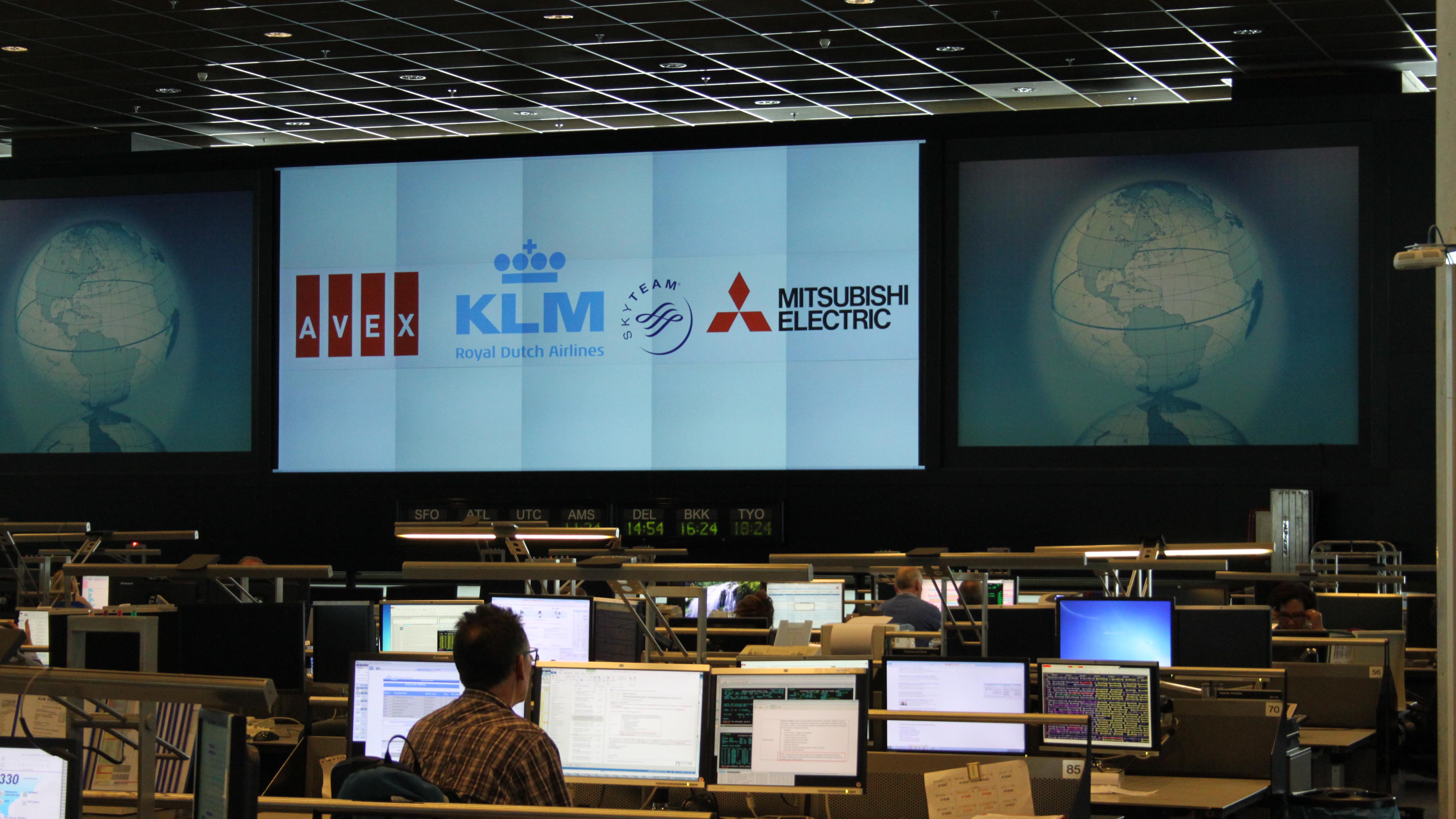 KLM Videowall