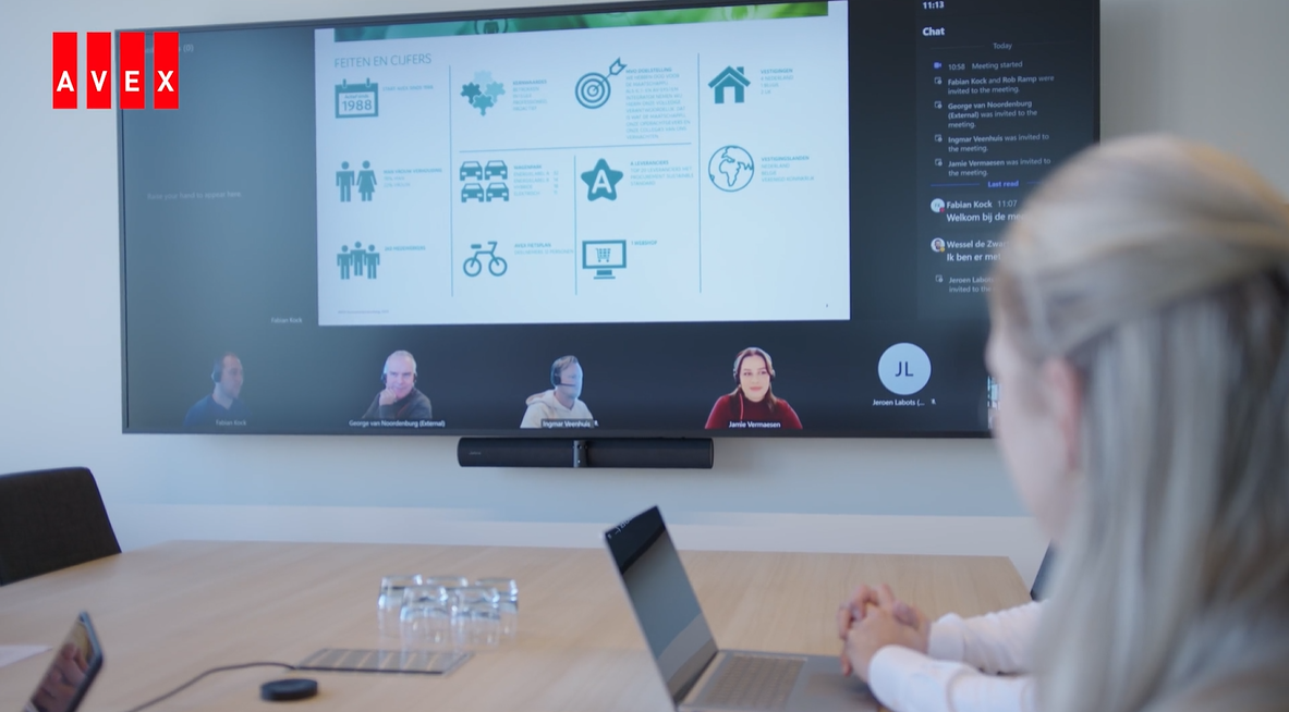 Microsoft Teams Front Row door AVEX - 2