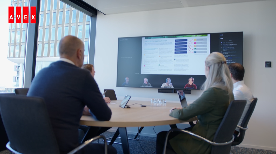Meeting room met Microsoft Signature Room oplossing