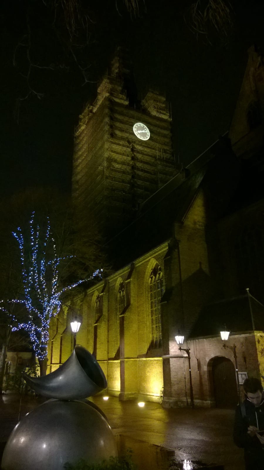 Projectie de Nieuwe Kerk Delft