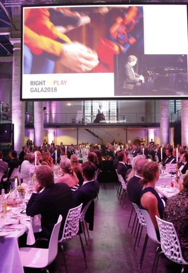 Prachtige experience tijdens Right to Play Gala