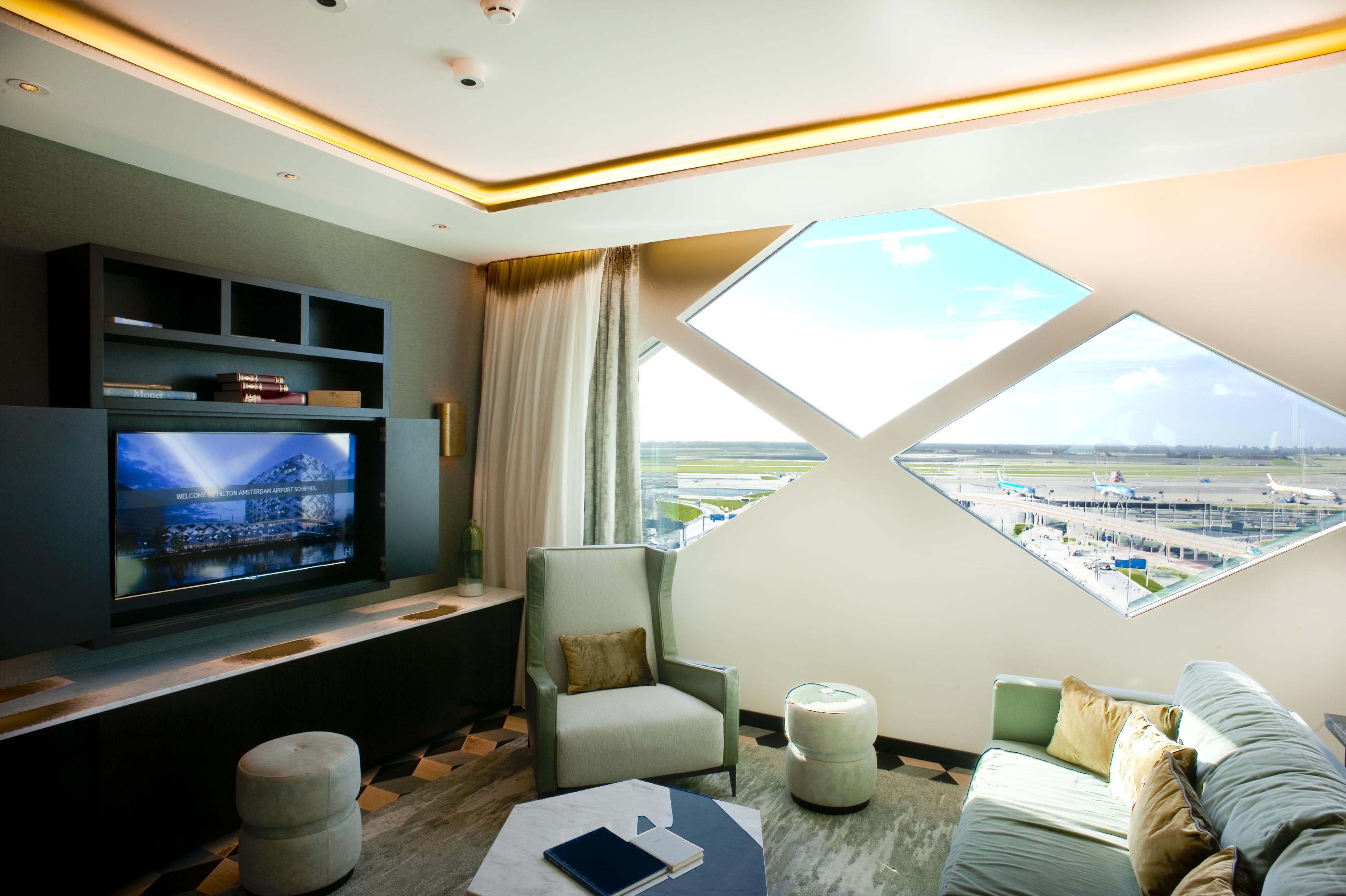 Hilton Airport Schiphol hotelkamer