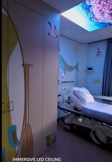 Immersive LED Ceiling Transforms Treatment Experience for Young Patients