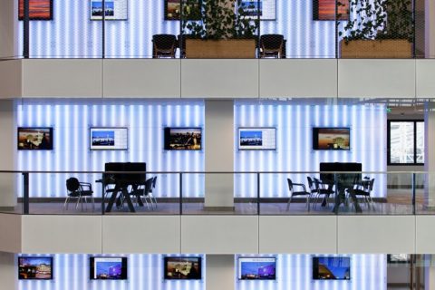 Stadskantoor Narrowcasting inrichting Stadskantoor Narrowcasting inrichting
